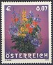 Austria 2002 Flora, Flowers 0,87 â‚¬ Multicolor Scott 1883. España 1883. Uploaded by susofe
